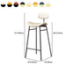 Armless Upholstered Counter Stool Industrial Bucket Seat Bar Stool Clearhalo 'Bar Furniture' 'Bar Stools' 'bar_stools' 'furn' 'furn_bar_stools' 'Furniture' 'Kitchen & Dining Furniture' 5945855
