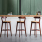 Contemporary Beech Home Barstool Matte Finish Upholstered Bar Stools Clearhalo 'Bar Furniture' 'Bar Stools' 'bar_stools' 'furn' 'furn_bar_stools' 'Furniture' 'Kitchen & Dining Furniture' 5945962