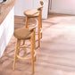 Contemporary Beech Home Barstool Matte Finish Upholstered Bar Stools Clearhalo 'Bar Furniture' 'Bar Stools' 'bar_stools' 'furn' 'furn_bar_stools' 'Furniture' 'Kitchen & Dining Furniture' 5945985