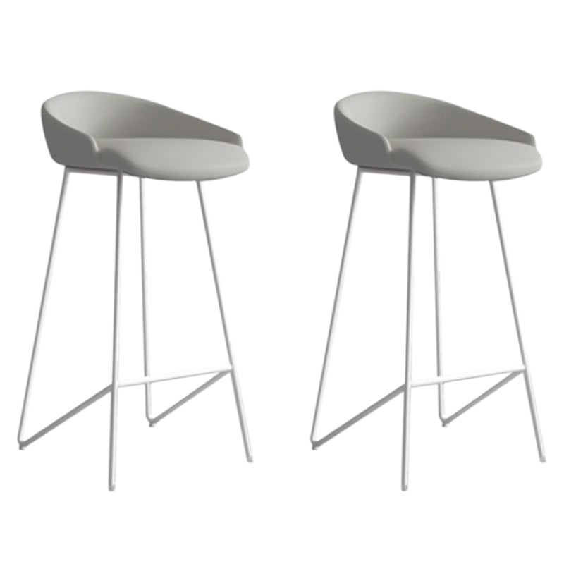 Tabouret de comptoir sans bras en cuir en cuir en cuir