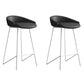 Faux Leder Armless Counterhocker Industrial Low Back Bar Stool
