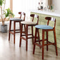 Modern Milk Tea Shop  Footrest Stool Matte Finish Upholstered Bar Stools