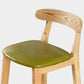 Modern Milk Tea Shop  Footrest Stool Matte Finish Upholstered Bar Stools