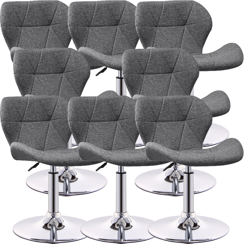 Scandinave Metal Barstool Back Back Pu Leather Meubles en finition mate pour intérieur