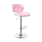 Scandinave Metal Barstool Back Back Pu Leather Meubles en finition mate pour intérieur