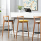 Scandinavian Wood Counter Stool Kitchen Furniture in Matte Finish Clearhalo 'Bar Furniture' 'Bar Stools' 'bar_stools' 'furn' 'furn_bar_stools' 'Furniture' 'Kitchen & Dining Furniture' 5946965