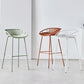 Industrial Metal Stool Metal Low Back Counter Stool in Matte Finish for Kitchen Clearhalo 'Bar Furniture' 'Bar Stools' 'bar_stools' 'furn' 'furn_bar_stools' 'Furniture' 'Kitchen & Dining Furniture' 5947033