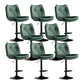 Scandinavian Metal Stool Faux Leather Upholstered Counter Stool in Matte Finish Green Black 8 Piece Set Clearhalo 'Bar Furniture' 'Bar Stools' 'bar_stools' 'furn' 'furn_bar_stools' 'Furniture' 'Kitchen & Dining Furniture' 5947289