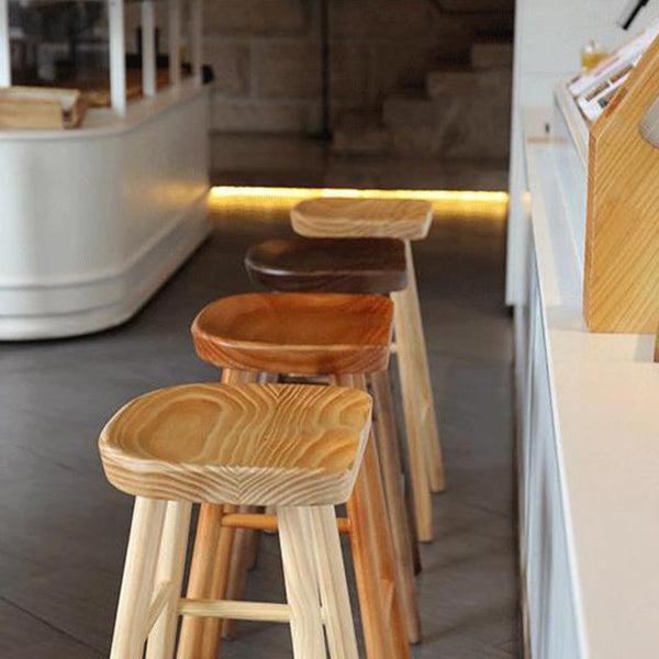 Contatore di sedili rettangolari in legno contemporaneo in finitura opaca