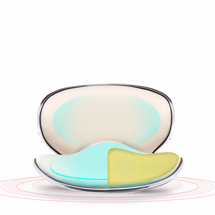 Contemporary Metal Stool Faux Leather Upholstered Counter Stool