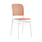 Scandinavian Plastic Barstool Plastic Furniture Rectangle Seat in Matte Finish