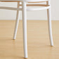 Scandinavian Plastic Barstool Plastic Furniture Rectangle Seat in Matte Finish