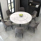 Contemporary Style Round Table Set 1/2/5/7 Pieces Dining Set for Home