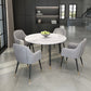 Contemporary Style Round Table Set 1/2/5/7 Pieces Dining Set for Home