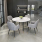 Contemporary Style Round Table Set 1/2/5/7 Pieces Dining Set for Home