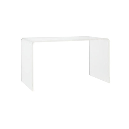 Rectangular Home Office Writing Desk Acrylic Modern Style Office Desk Clear Clearhalo 'furn' 'furn_office_desk' 'Furniture' 'Office Desks' 'Office Furniture' 'office_desk' 5948138