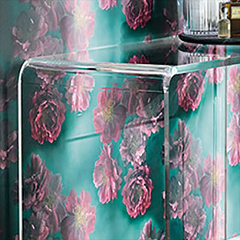 Rectangular Home Office Writing Desk Acrylic Modern Style Office Desk Clearhalo 'furn' 'furn_office_desk' 'Furniture' 'Office Desks' 'Office Furniture' 'office_desk' 5948144