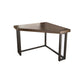 Industrial Solid Wood Writing Desk Corner Dormitory Office Desk with Metal Legs Triangle Clearhalo 'furn' 'furn_office_desk' 'Furniture' 'Office Desks' 'Office Furniture' 'office_desk' 5948180