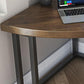 Industrial Solid Wood Writing Desk Corner Dormitory Office Desk with Metal Legs Clearhalo 'furn' 'furn_office_desk' 'Furniture' 'Office Desks' 'Office Furniture' 'office_desk' 5948187