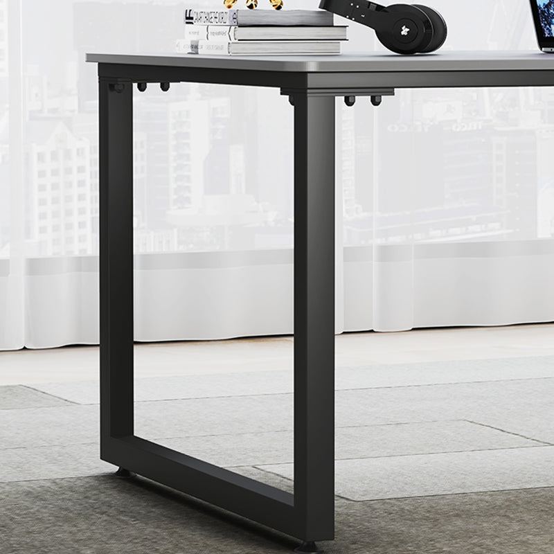 Stone Industrial Writing Desk Sled Rectangular Office Desk for Home Clearhalo 'furn' 'furn_office_desk' 'Furniture' 'Office Desks' 'Office Furniture' 'office_desk' 5948319