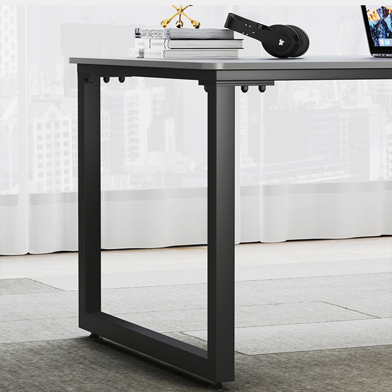 Escritorio de escritura de piedra contemporánea escritorio de oficina rectangular de trineo para el hogar