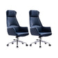 Contemporary Adjustable Executive Chair High Back Managers Chair Blue 2 Piece Set Star Base Clearhalo 'furn' 'furn_office_chair' 'Furniture' 'Office Chairs' 'Office Furniture' 'office_chair' 5948580