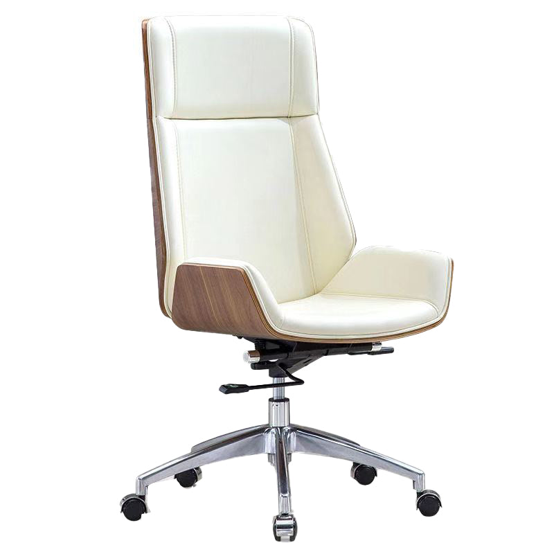 Zeitgenössischer Stuhl Kunstleder verstellbarer Sitzhöhe Office Stuhl