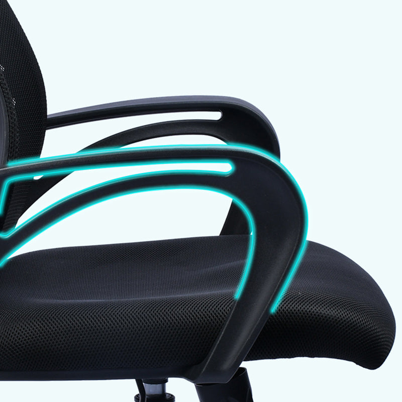 Silla de oficina contemporánea Armas fijas Mecanismo de la conferencia de la conferencia