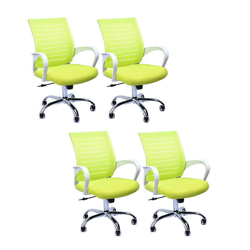 Silla de oficina contemporánea Armas fijas Mecanismo de la conferencia de la conferencia