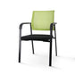 Contemporary No Wheels Chair Microfiber Conference Mid-Back Desk Chair