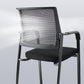 Contemporary No Wheels Chair Microfiber Conference Mid-Back Desk Chair