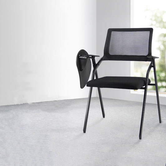 現代の通気性エアグリッドオフィスチェアマイクロファイバーブラックカンファレンスミッドバックチェア