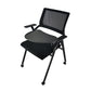 Contemporary Breathable AirGrid Office Chair Microfiber Black Conference Mid-Back Chair With Writing Pad 1 Piece Casters Included Clearhalo 'furn' 'furn_office_chair' 'Furniture' 'Office Chairs' 'Office Furniture' 'office_chair' 5948836