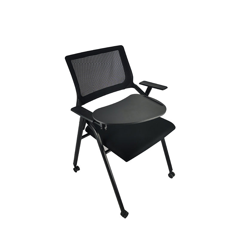 Contemporary Breathable AirGrid Office Chair Microfiber Black Conference Mid-Back Chair Clearhalo 'furn' 'furn_office_chair' 'Furniture' 'Office Chairs' 'Office Furniture' 'office_chair' 5948837