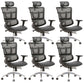 Modern Desk Chair Mesh Computer Chair High-Back Chair with Wheels