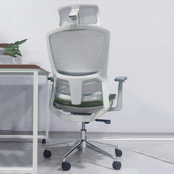 Modern Desk Chair Mesh Pillow Included Chair High-Back Chair with Wheels Clearhalo 'furn' 'furn_office_chair' 'Furniture' 'Office Chairs' 'Office Furniture' 'office_chair' 5948887