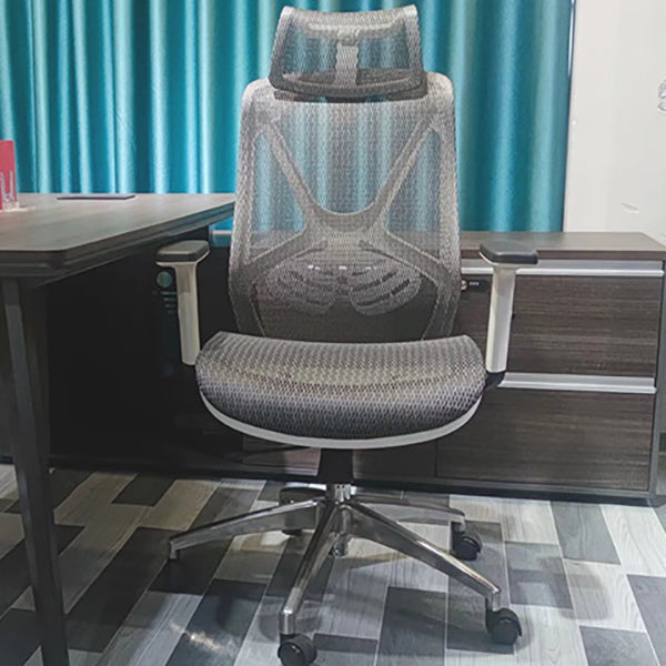 Sedia da ufficio ergonomica girevole con schienale traspirante AirGrid