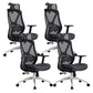 Sedia da ufficio ergonomica girevole con schienale traspirante AirGrid