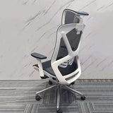 通気性のあるエアグリッドバックデスクチェアを備えた人間工学に基づいたスイベルオフィスチェア