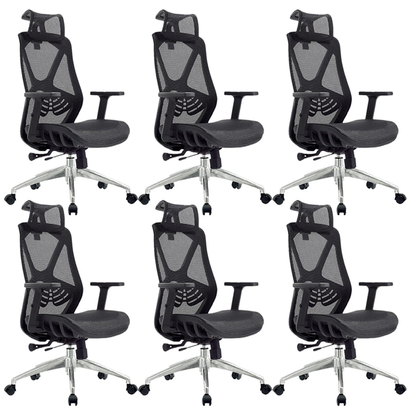Sedia da ufficio ergonomica girevole con schienale traspirante AirGrid