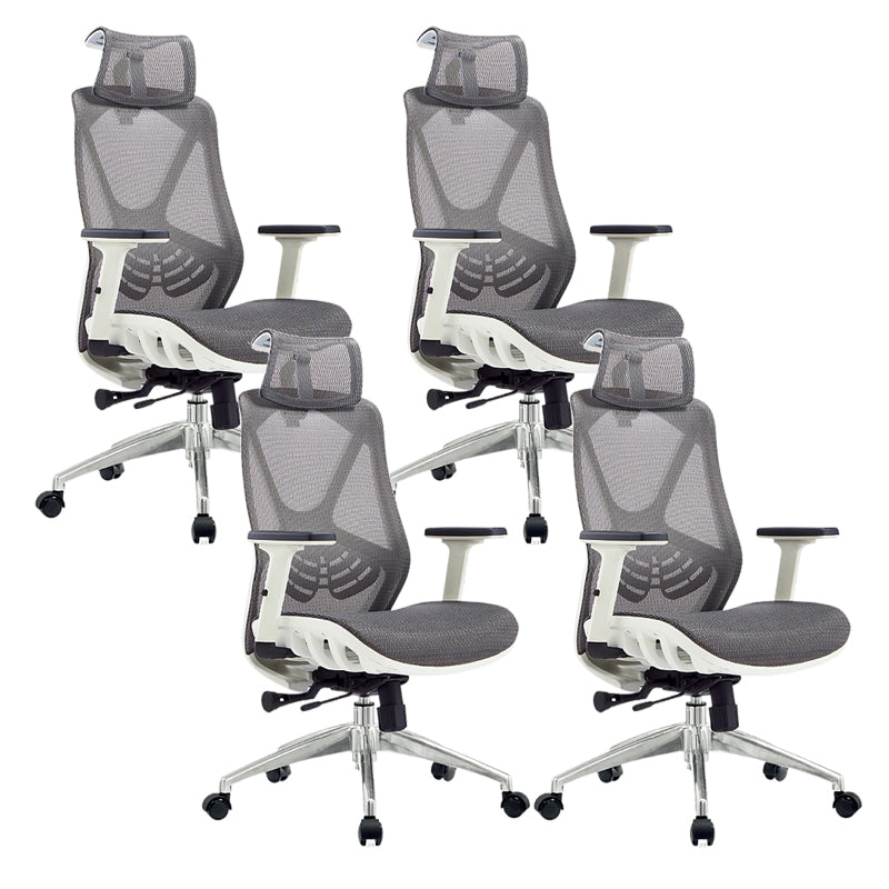 Sedia da ufficio ergonomica girevole con schienale traspirante AirGrid