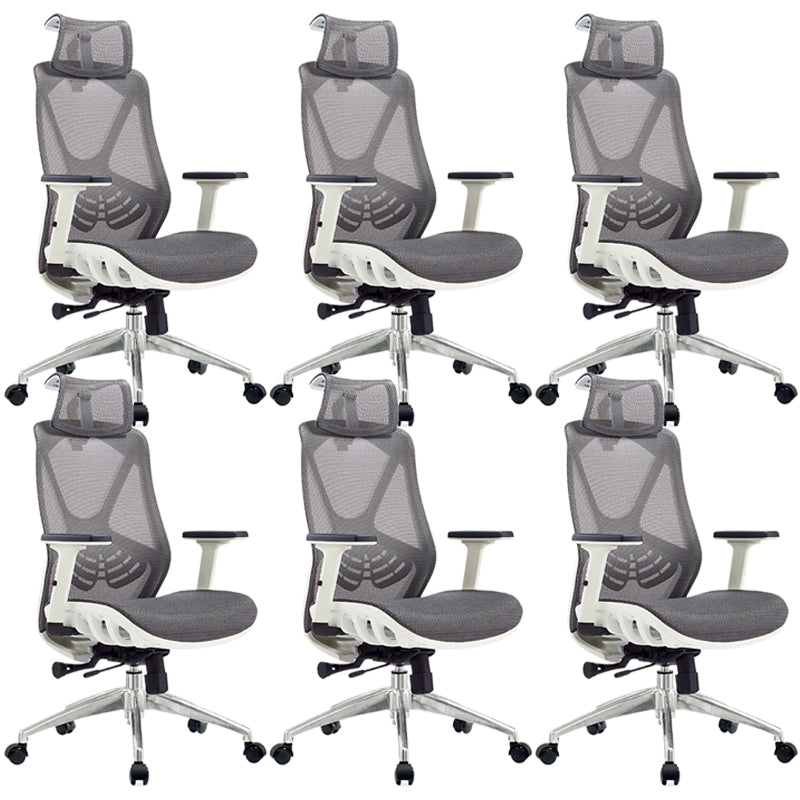 Sedia da ufficio ergonomica girevole con schienale traspirante AirGrid
