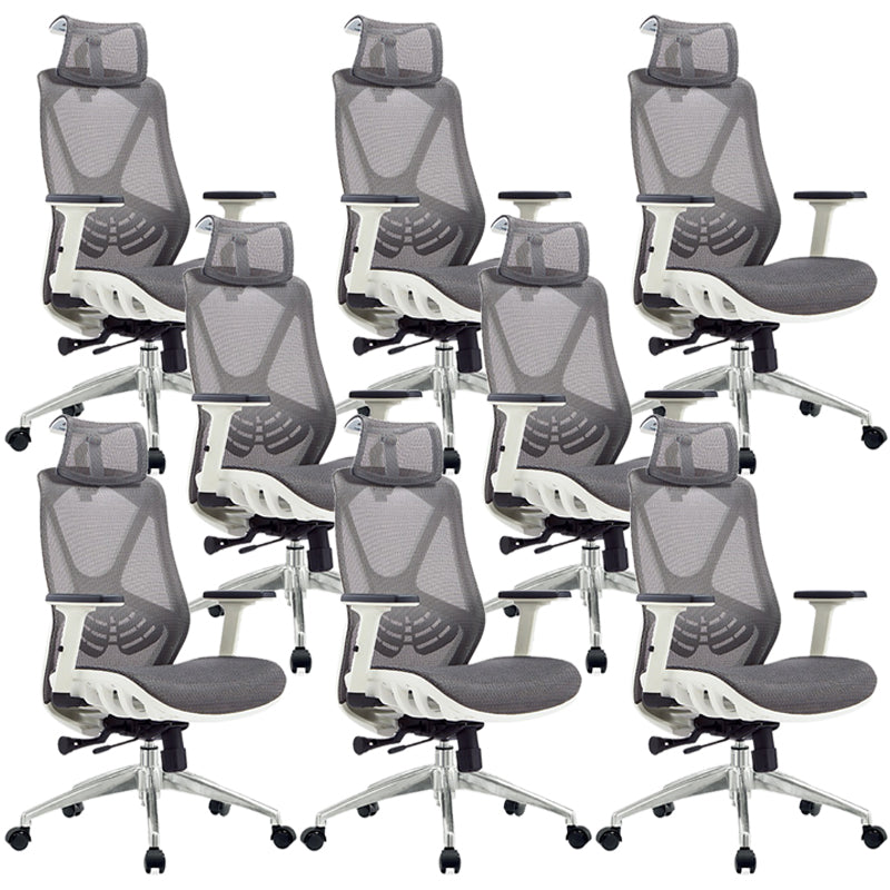 Sedia da ufficio ergonomica girevole con schienale traspirante AirGrid