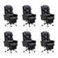 Modern Desk Chair Leather Management Office Chair High-Back Chair with Wheels