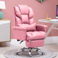 Modern Desk Chair Leather Management Office Chair High-Back Chair with Wheels