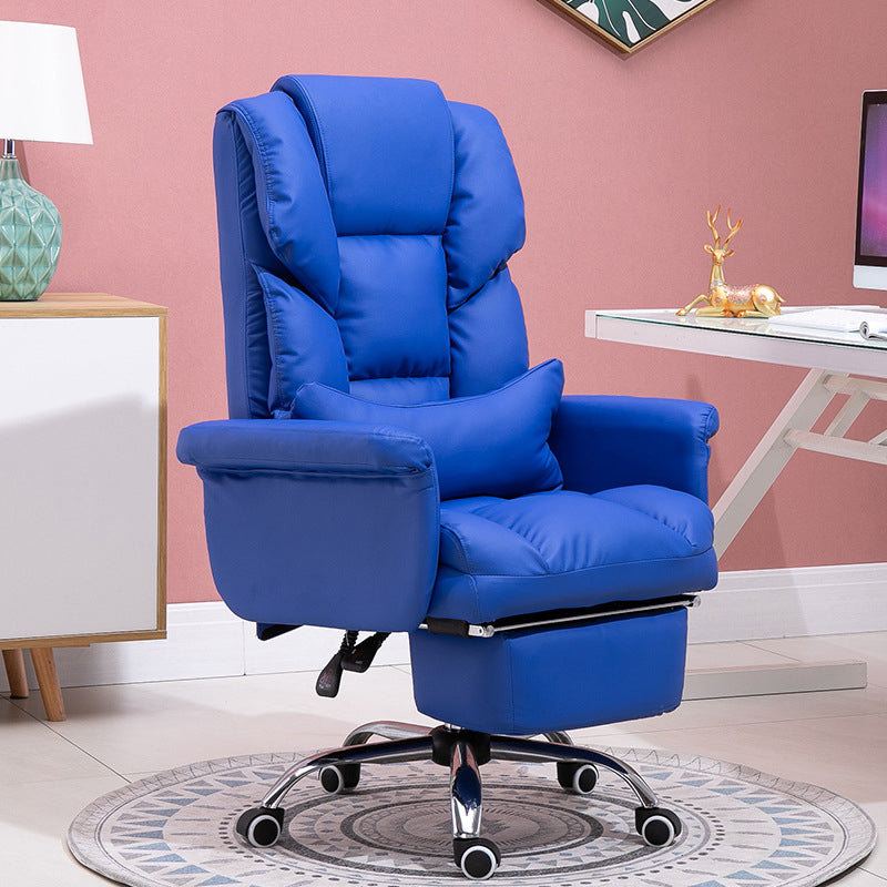 Modern Desk Chair Leather Management Office Chair High-Back Chair with Wheels Clearhalo 'furn' 'furn_office_chair' 'Furniture' 'Office Chairs' 'Office Furniture' 'office_chair' 5948951
