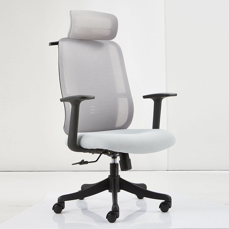 Contemporary Arm Chair Adjustable Seat Height Pillow Included Office Chair Clearhalo 'furn' 'furn_office_chair' 'Furniture' 'Office Chairs' 'Office Furniture' 'office_chair' 5949001