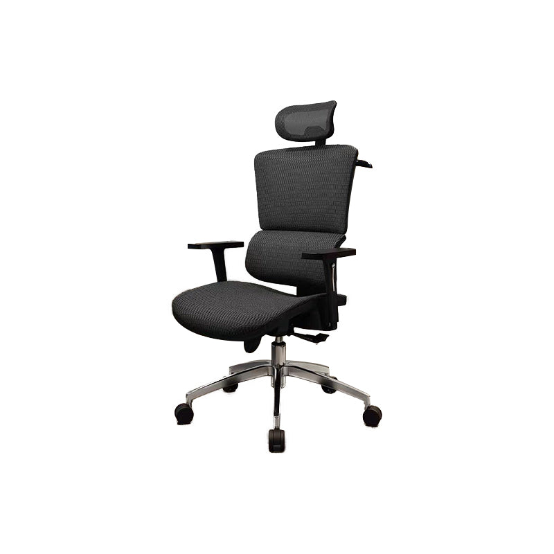Sedia da ufficio ergonomica regolabile in altezza Sedia girevole per computer con supporto lombare