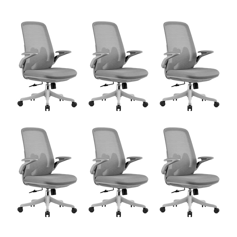 Moderne bureaustoel Mesh bureaustoel Stoel met hoge rugleuning en wielen
