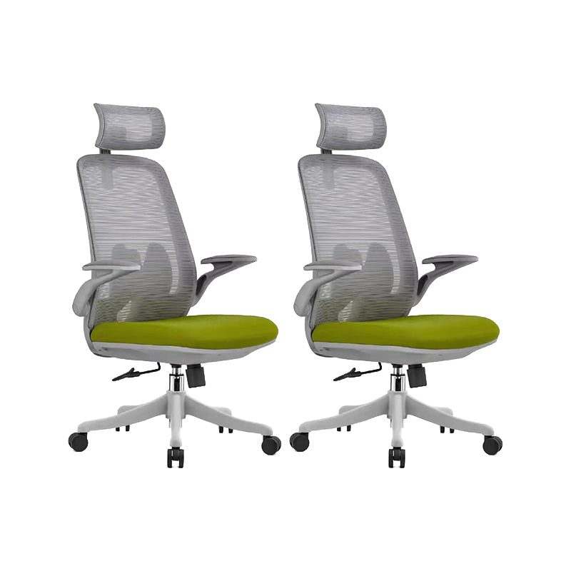 Moderne bureaustoel Mesh bureaustoel Stoel met hoge rugleuning en wielen